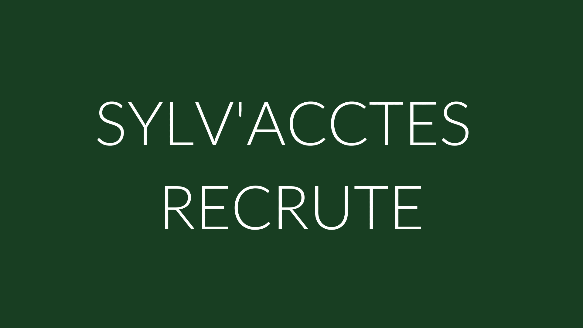 You are currently viewing Sylv’ACCTES recrute !