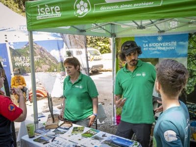 Stand ENS du Département 38 sur les Espaces Naturels Sensibles